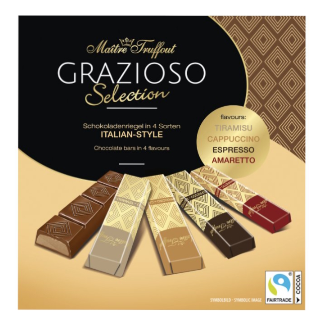 Grazioso Chocolates Italian Selection Maitre Truffout Gunz Gift Box 200g